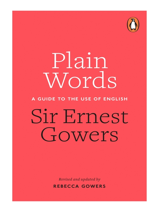Title details for Plain Words by Rebecca Gowers - Available
